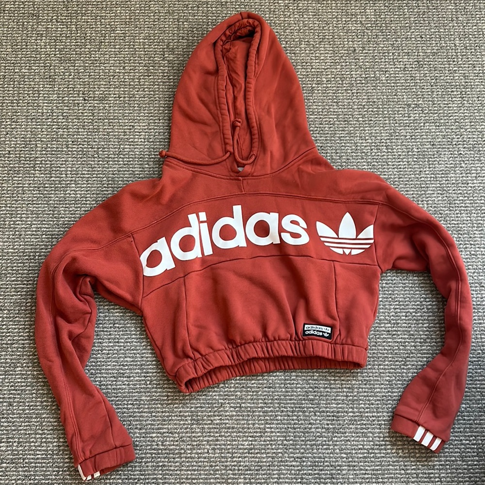 Adidas crop hoodie